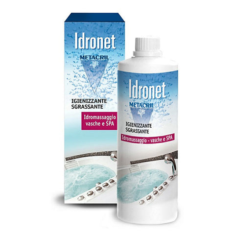 METACRIL - Idronet - Desinfectante para bañeras de hidromasaje 1 Lt | Producto para bañeras de hidromasaje, spa