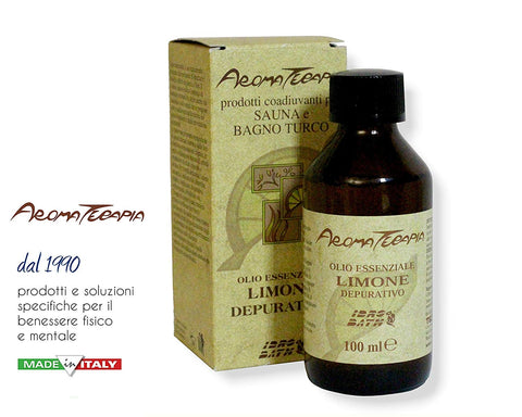 Aceite esencial de limón - Purificador 100 ml | Producto para la sauna/baño turco