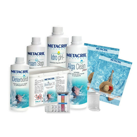 METACRIL - Kit Brom Spa - mantenimiento y limpieza con bromo | Producto piscinas, spa