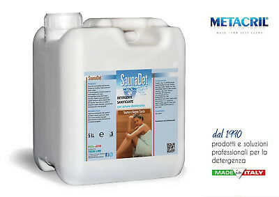 METACRIL - SaunaDet - detergente y desinfectante 5 Lt | Producto para sauna