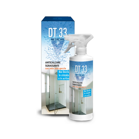 METACRIL - DT33 - Limpiador anticalcáreo 500 ml | Producto para la caja de la ducha