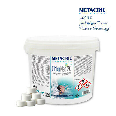 METACRIL - Chlor Net 20 - 5KG | Producto spa